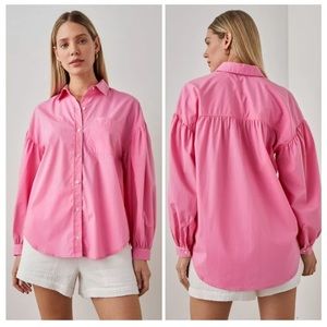 Rails‎ Janae Shirt Hot Pink M